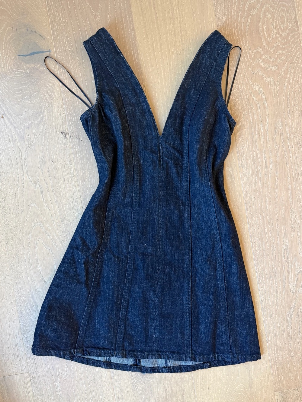 Zara Dark Indigo Denim Dress